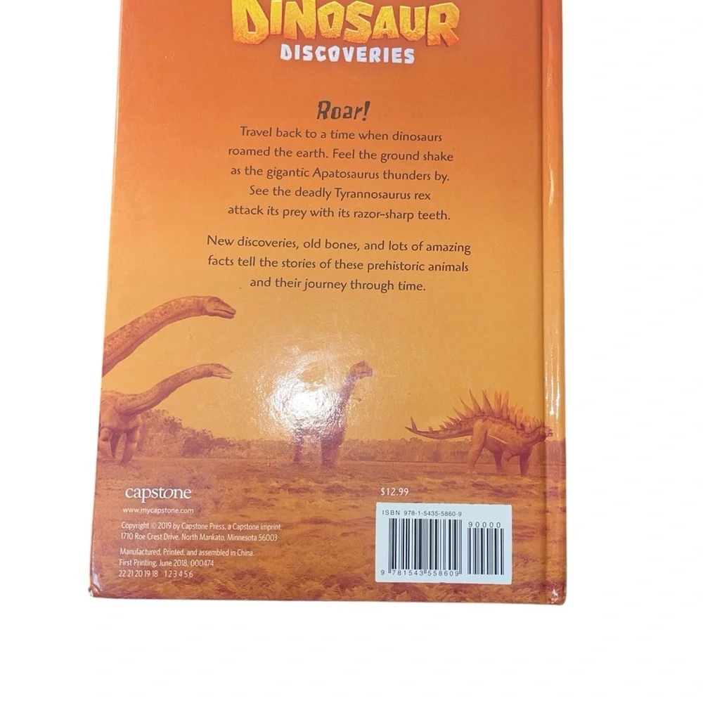 Dinosaur Discoveries Illustrated Book GUC
